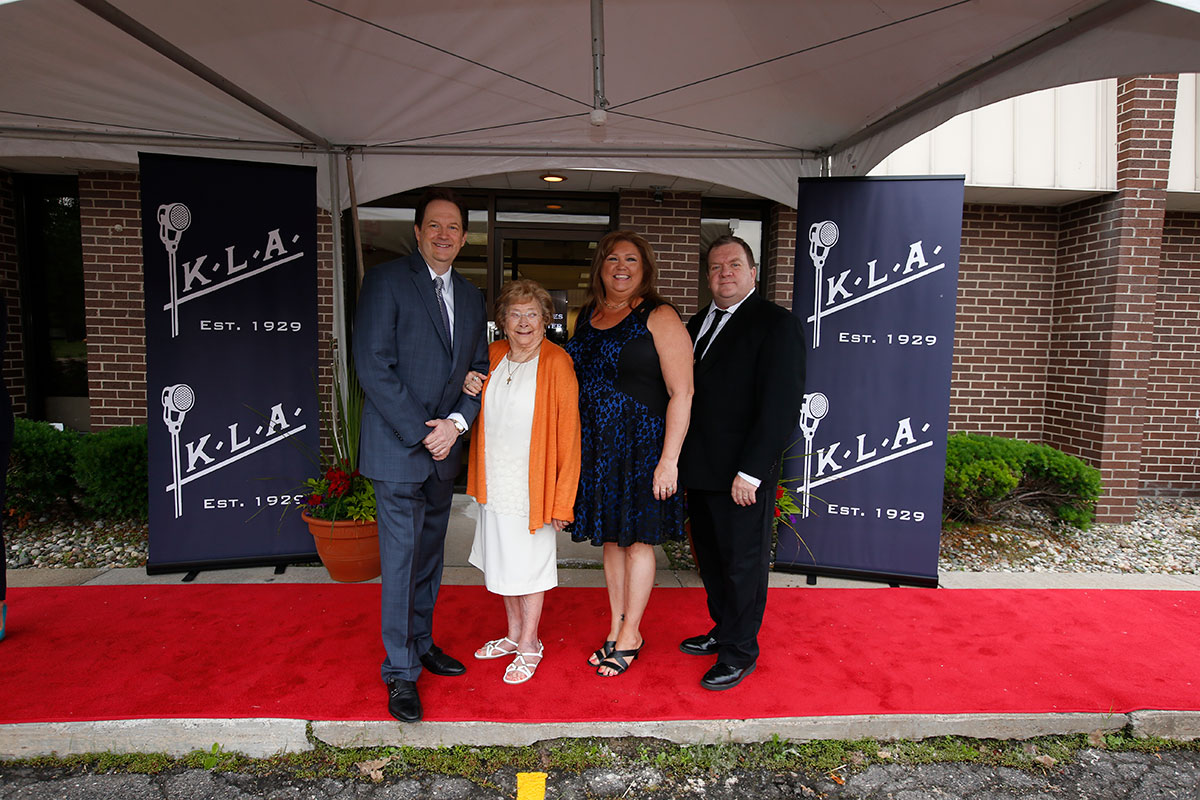 Photo of the O'Bryan family at the Tech Center Grand Opening